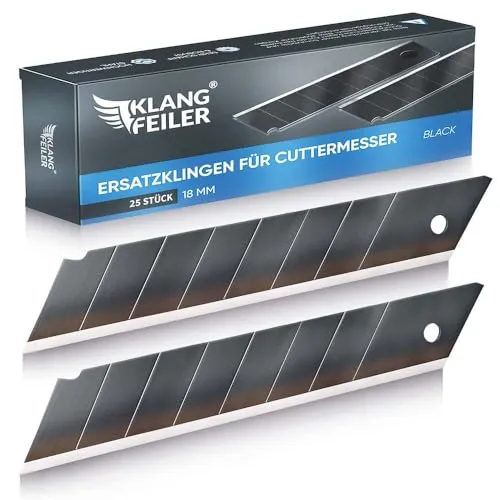 Klangfeiler® 25 Cuttermesser Klingen von Klangfeiler
