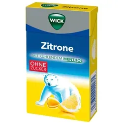 Wick Zitrone & nat.Menthol Bonb.o.Zucker Clickbox