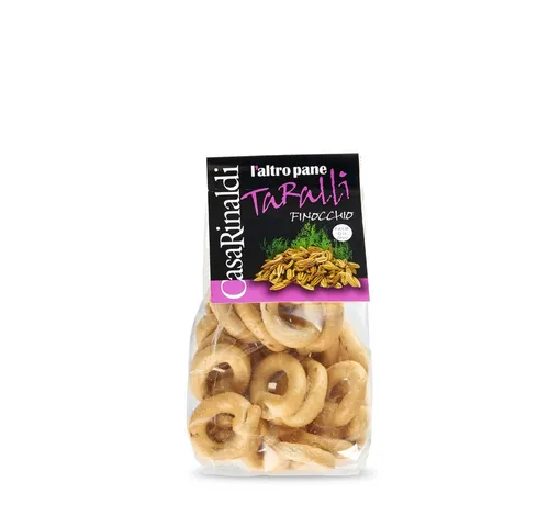 Casa Rinaldi Knabberei, Casa Rinaldi Taralli Salziges Knabbergebäck mit Fenchelsamen 200g