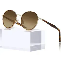 Sonnenbrille Damen Rund Polarisiert 100% UV-Schutz V3-braun mit Etui - Entdecke die stilvolle Sonnenbrille Damen Rund V3-braun mit polarisierten Gläsern und 100% UV-Schutz. Ideal für Stadt, Strand und Reisen. Inklusive Etui und Reinigungstuch – der perfekte Begleiter für jeden Sonnen-Tag!