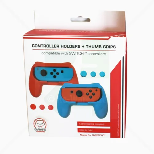 Controller-Halterung Qware Nintendo Switch Blau und Rot