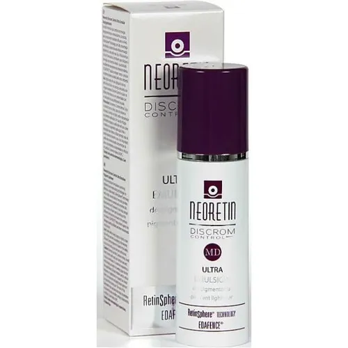 Neoretin Discrom Control Ultra Emulsion 30ml - Gesichtscreme für alle Hauttypen, fördert einen gleichmäßigen Hautton und bekämpft Hyperpigmentierung mit einer leichten, schnell einziehenden Textur.