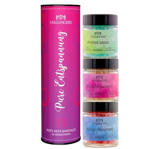 Hallingers Genuss Manufaktur Badesalze Geschenk-Set