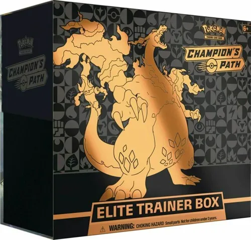 Pokémon Champions Path Elite Trainer Box SWSH 3.5 - NEU OVP SEALED - Gesellschaftsspiel für 6+, exklusives 1. Auflage Set mit 360 Karten, inklusive begehrtem Charizard V. Ideal für Sammler und Pokémon-Fans!