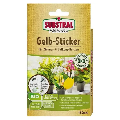 Substral Naturen Bio Gelbstecker 15 Stück von Substral