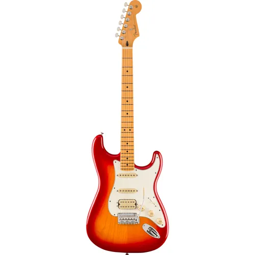 Fender Player II Strat HSS MN ACB E-Gitarre - ST-Gitarren; Hochwertige Stratocaster mit Alnico 2 Humbucker für kraftvollen Sound und vielseitige Spielmöglichkeiten.