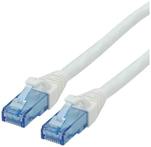 Roline 21.15.2769 RJ45 Netzwerkkabel, Patchkabel CAT 6a U/UTP 20.00m Weiß 1St.