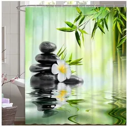 M&W DAS DESIGN Duschvorhang 180x200cm - Duschvorhang in 180x200cm, waschbar und schimmelresistent, ideal für stylische Badezimmer mit optimalem Spritzschutz.