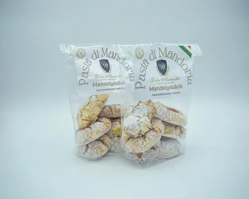 2x Pasta di Mandorla, sizilianisches Mandelgebäck, 400g