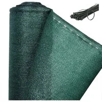 Woltu Sichtschutzblende für Zäune, grün, mit Kabelbindern - Witterungsbeständige Sichtschutzblende aus robustem HDPE-Gewebe. Optimaler Schutz vor neugierigen Blicken und Wind. Einfache Montage dank verstärktem Saum und Knopflöchern. Langlebig und pflegeleicht für den Außeneinsatz.