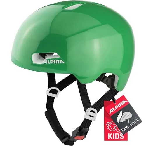 ALPINA Hackney Kinderfahrradhelm - Leicht und Bruchfest mit LED-Nachrüstoption - Fahrradhelme mit robuster Hardshell, optimaler Klimatisierung und individuell einstellbarem Verstellsystem für höchsten Komfort und Sicherheit.