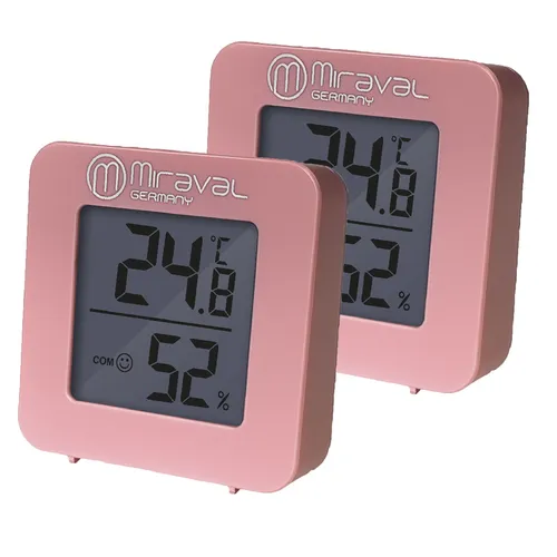 Miraval Thermo-/Hygrometer 2er Set Hygrometer Komfortanzeige Thermometer