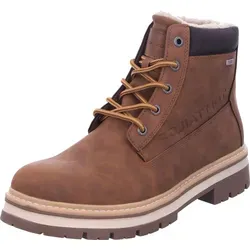 Tom Tailor Schnürboots Herren 31363332343932 Braun 44 EU - Wanderschuhe mit wasserabweisender Tex-Ausrüstung, ideal für nasse und kalte Tage. Robustes Kunstleder und warmes Innenfutter sorgen für Komfort und Stil.