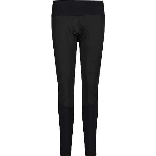 CMP Damen Tight WOMAN BIKE PANT HYBRID - Radhosen aus Stretchgewebe mit reflektierenden Details und innovativer Dry Function-Technologie für optimale Schweißverdunstung und Thermoregulation. Ideal für komfortables Radfahren.