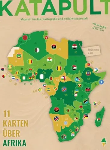 KATAPULT Magazin Ausgabe 38: 11 Karten über Afrika