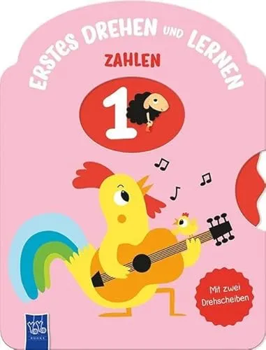 Erstes Drehen und Lernen: Zahlen: Mit zwei Drehscheiben