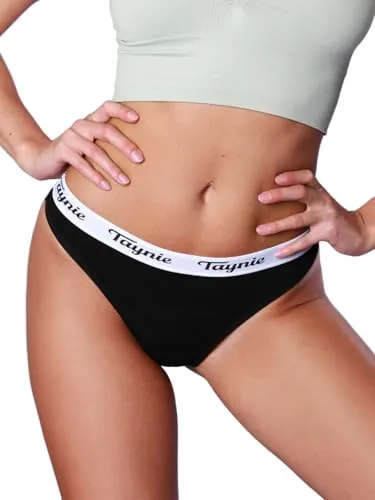 Taynie String Active Periodenunterwäsche für leichte Blutung - Inkontinenz Schutzhosen & Unterwäsche, ideal für leichte Tage mit maximalem Komfort und auslaufsicherem Schutz – ersetzt bis zu 1 Tampon und waschbar bis 60°C.