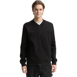 Sweatshirt TOM TAILOR DENIM, Herren, Gr. XL, schwarz, Sweatware, Obermaterial: 60% Baumwolle, 40% Polyester, unifarben, regular fit normal, ohne Ausschnitt, Rippbündchen, Sweatshirts Sweatshirt, mit Rippbündchen