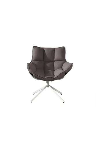 Stuhl Sessel Club Lounge Grau 1-Sitzer mit Velour-Polsterung - Moderner 1-Sitzer Sessel mit eleganter Velour-Polsterung, ideal für Wohnzimmer oder Schlafzimmer. Komfortable Sitzhöhe von 42 cm und ansprechendes Design für jeden Raum.
