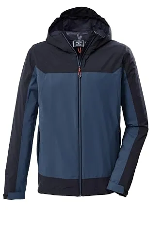 killtec KOS 40 Herrenjacke dunkelblau XXL - Leichte Funktionsjacke für Outdoor-Abenteuer. Mit wasserdichten Nähte, 10.000 mm Wassersäule und umweltfreundlicher Imprägnierung für optimalen Schutz und Komfort.