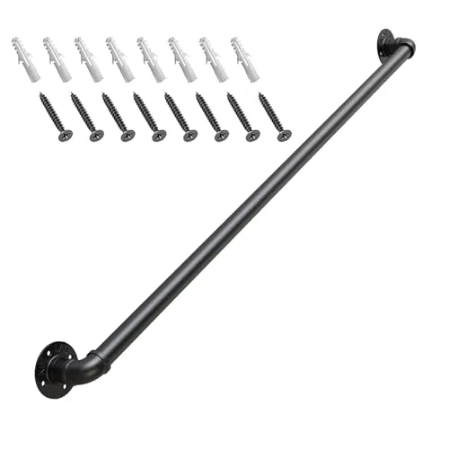Gorssen 120cm Handlauf Treppen Schwarz Geländer Treppe