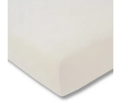 ESTELLA Spannbetttuch Samt Velours Elfenbein 150x200 cm in weiß von ESTELLA