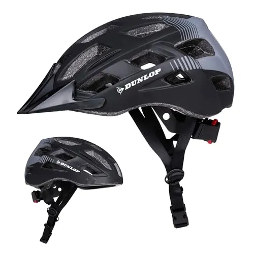 Dunlop Fahrradhelm mit Licht