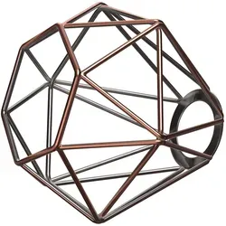 ledscom.de Käfig-Lampenschirm, {farbe}, E27 / E14, {durchmesser}mm Ø