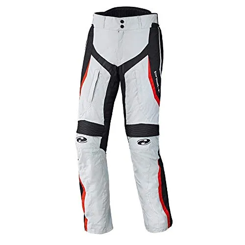Held Link Motorrad Textilhose 2XL, grau-rot für Männer