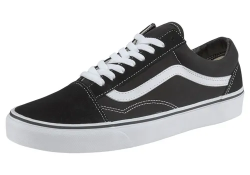 Vans Old Skool Sneaker schwarz 45 EU - Sportliche Sneaker in Größe 45, aus hochwertigem Leder und Textil, ideal für Skateboarding und lässige Outfits.
