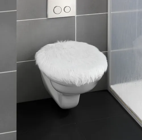 WC-Sitzbezug Fell-Optik