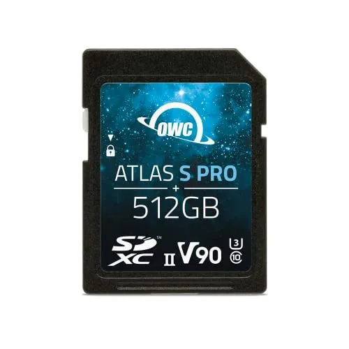 OWC Atlas S Pro - 512GB - SDXC UHS-II V90 Media Card