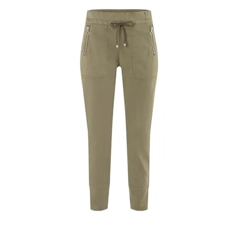 MAC Easy Active Authentic Damen Hose 0434L300700 358R*, Größe:38, Farbe:358R Martini Olive PPT