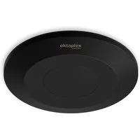 Hochfrequenz Präsenzmelder Isa 180° Schwarz in schwarz von Oktaplex