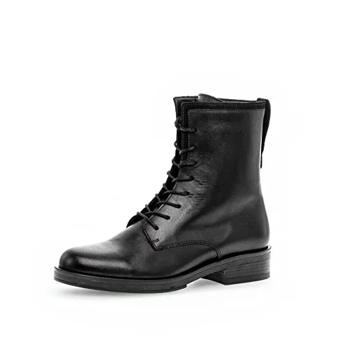 Gabor Damen Schnürstiefeletten, Frauen Stiefeletten,Best Fitting,Stiefel,Bootee,Booties,halbstiefel,Kurzstiefel,schwarz,35.5 EU / 3 UK