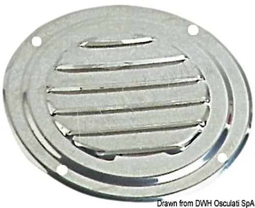 Osculati Lüftungsgitter.rund VA-Stahl Diameter63 mm +Fliegengitter