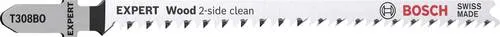 Bosch Accessories 2608900555 EXPERT 'Wood 2-side clean' T 308 BO Stichsägeblatt, 5 Stück 5St.