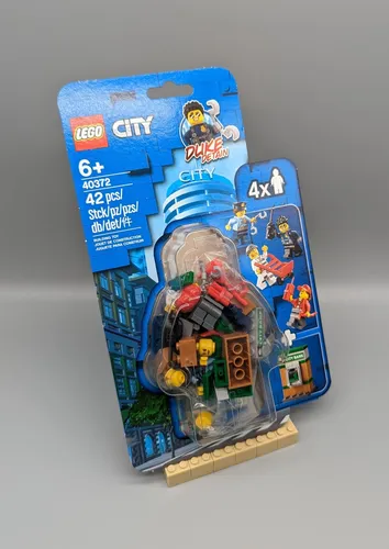 Lego | City | 40372 | Polizei-Minifiguren-Zubehörset | 4 Minifiguren | NEU | EOL
