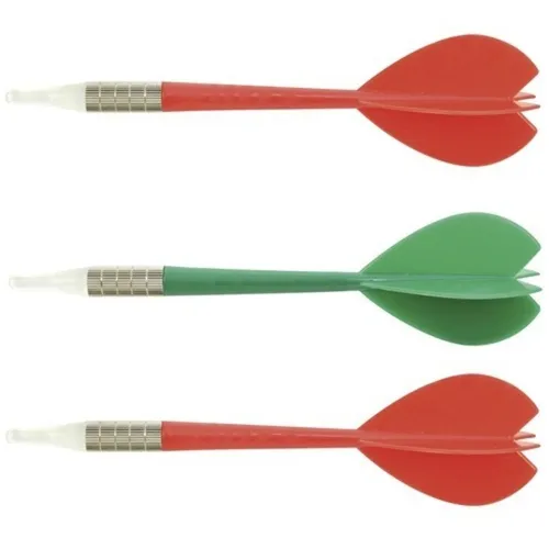 EDUPLAY 170-039 Ersatzpfeile für Softdart (Farbe zufällig, 3er Pack)