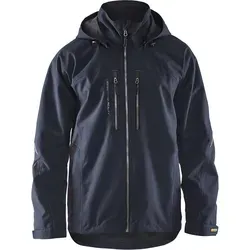 Blakläder® Leichte gefütterte Funktionsjacke 4890 1977 - Dunkelblau/Schwarz, XL - Funktionsjacke mit Mesh-Futter, wind- und wasserdicht sowie atmungsaktiv. Zertifiziert nach EN 343, ideal für kühles Wetter und ausgestattet mit abnehmbarer Kapuze und Reflexdetails.