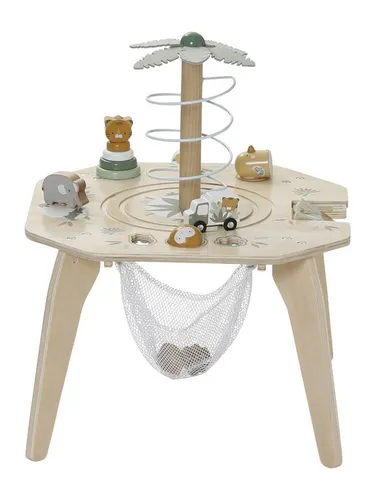 vertbaudet Lernspielzeug Kinder Activity-Tisch PANDAFREUNDE, Holz FSC®
