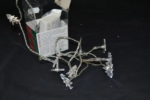 LED Deko Lichterkette 10er Tannenbaum warmweiß innen 3186-103