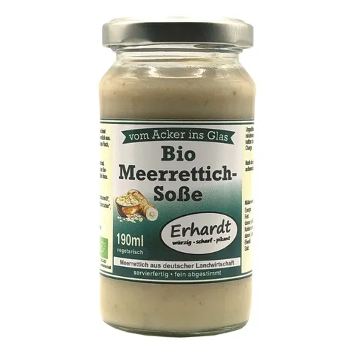 Meerrettich Soße 190ml | ERHARDT WÜRZIG SCHARF PIKANT