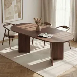 Moderner ausziehbarer Esstisch Sorell - Walnuss - 160/200 x 90 cm - Stylischer ausziehbarer Esstisch mit harmonischem Design. Ideal für gesellige Anlässe, bietet Platz für Familie und Freunde. Die robuste melaminbeschichtete Oberfläche garantiert Langlebigkeit und Alltagstauglichkeit.