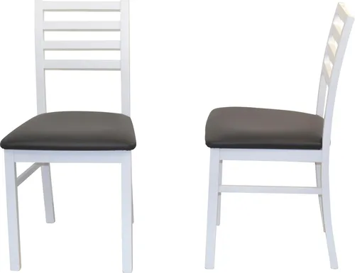 Esszimmerstuhl 2er-Set Massivholzstuhl - Hochwertiges 2er-Set Esszimmerstühle aus massivem Buchenholz, ideal für moderne Esszimmer. Genießen Sie den Komfort der gepolsterten Sitzfläche und die langlebige Lackierung in Buche oder Uni-Weiß. Lieferung montiert für sofortigen Einsatz.