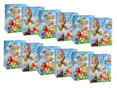 laro Geschenkbox Klein Geschenktüten Tragetaschen 10-100 Stk Ostern (48 St)