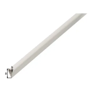 Alberts Klemmprofil Kunststoff weiß 15x0,9/1m - Bilder- & Plakatrahmen, flexibles Klemmprofil aus hochwertigem Kunststoff in elegantem Weiß, ideal für einfache und sichere Befestigung von Postern und Bildern.