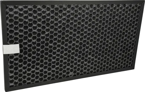 vhbw Aktivkohlefilter kompatibel mit Sharp KC-D40EUW, KC-G50EUH, KC-D50EUW, KC-G40EUW, KC-G40EUH, KC-D40EUB Luftreiniger - Luftfilter Schwarz