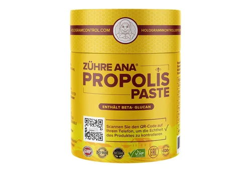 Zühre Ana® Propolis Paste – Natürliches Gelée Royale Paste, 240 g, Propolis-Paste – 100 % natürlich! Bienenmilch.