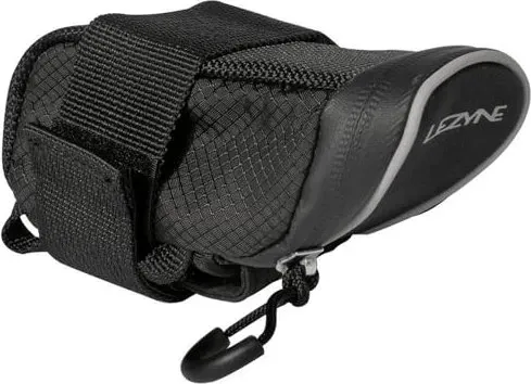 Lezyne Sattel Trainer Laufradtasche Micro Caddy, Schwarz - Fahrradtaschen mit hochwertigem, langlebigem Material, bietet zusätzlichen Komfort für Ihre Fahrradtouren.